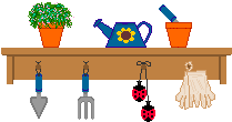 Garden shelf