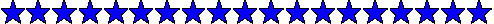 Blue stars line